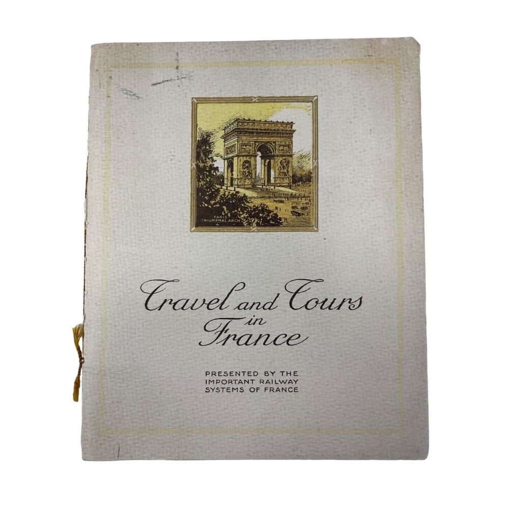 Travel‎ and Tours France Booklet Railways Railroadiana Trains Locomotive 1920s